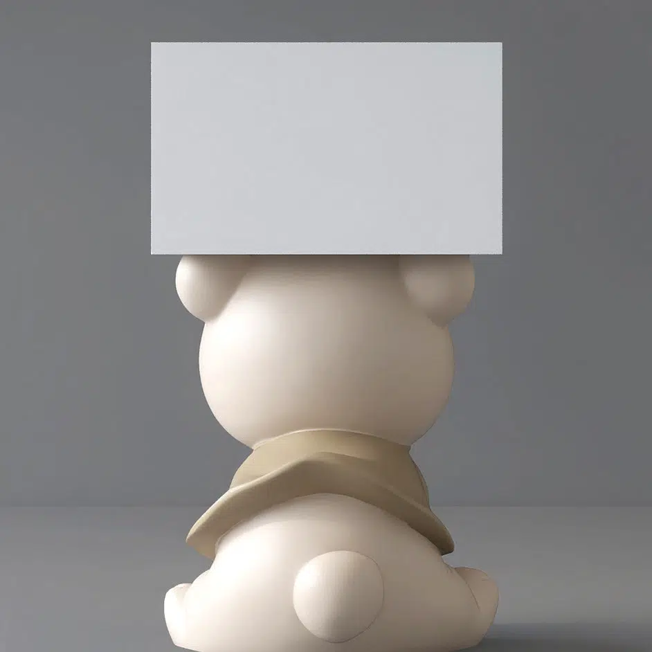 DFM-Table-FL04118-13.jpg Contemporary Creative Bear Resin Rectangular Nightstand Cabinet For Bedroom - Image 8