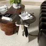 Gray Glass Table Top