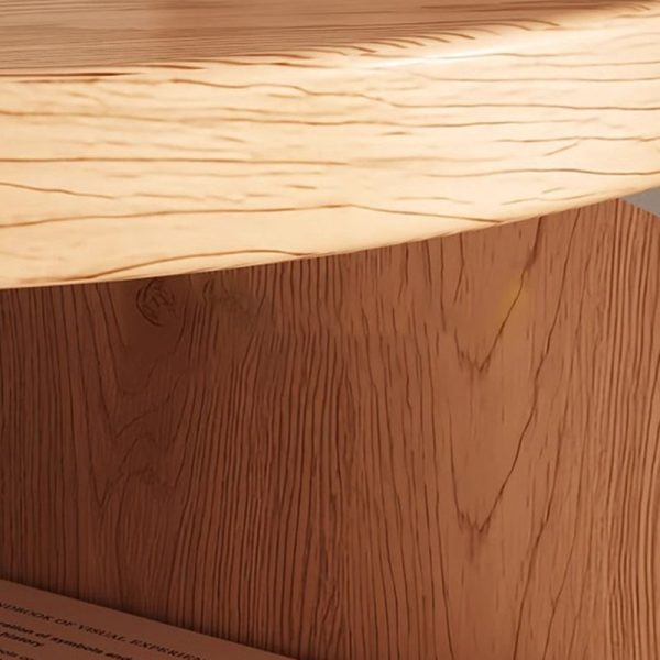 Traditional Japanese Solid Wood Compact Corner Bookcase 3/4/5-Tier Storage Rack For Home Office - Image 7