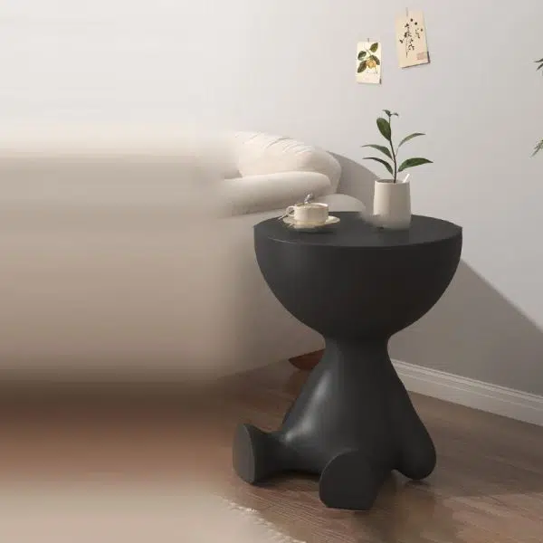 Contemporary Creative Round Tabletop Plastic Side Table For Living Room - Image 22
