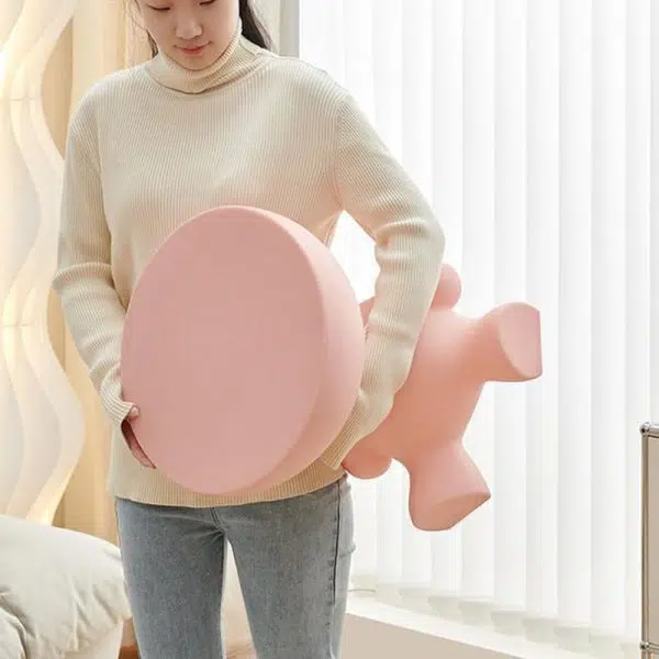 Contemporary Creative Round Tabletop Plastic Side Table For Living Room - Image 10