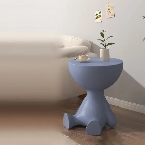Contemporary Creative Round Tabletop Plastic Side Table For Living Room - Image 29