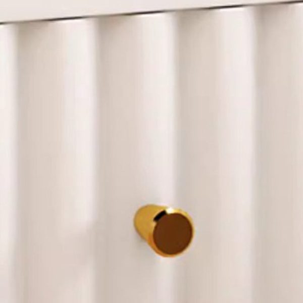 Contemporary Nordic Rectangular Wood Based Panel Nightstand 1/2 Drawer For Bedroom - Image 7