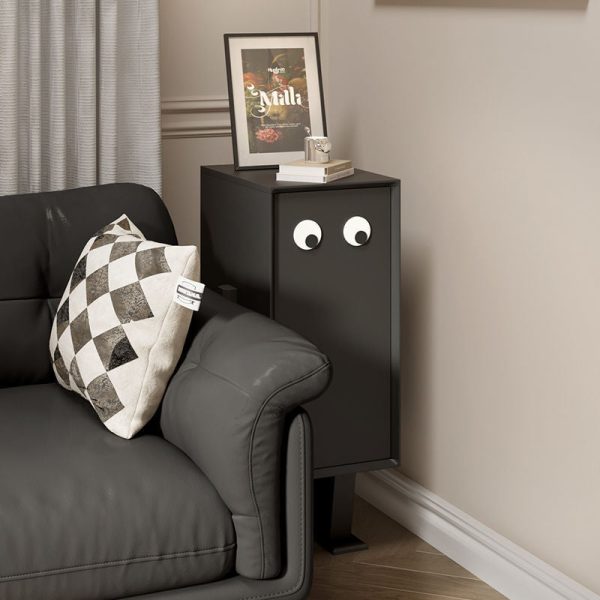 Contemporary Creative Kids Robot Square Tabletop Medium Fiberboard Nightstand 2-Cabinet For Bedroom - Image 2