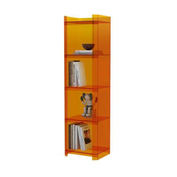 Contemporary Creative Square Rectangle Layered Acrylic Nightstand 2/3/4/5 Tiers For Bedroom - Image 19