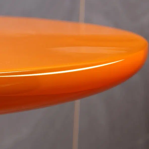 Contemporary Creative Round Plastic Steel End Table 1-Tier For Living Room - Image 8