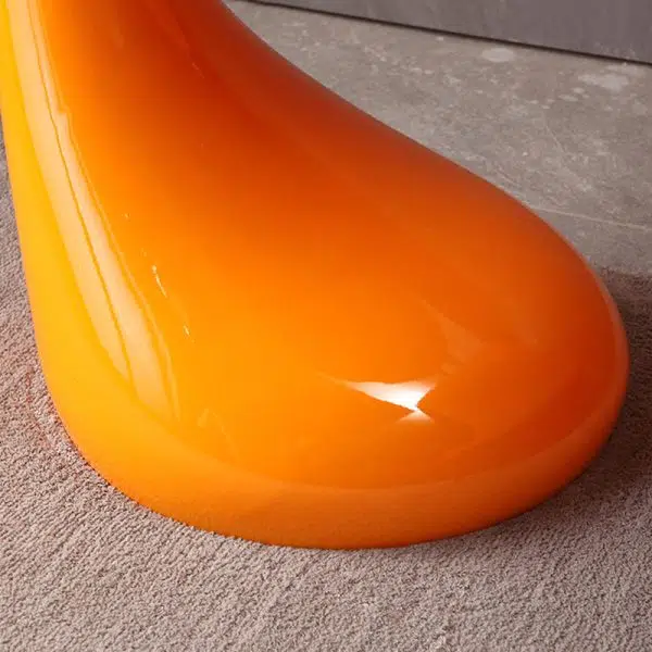 Contemporary Creative Round Plastic Steel End Table 1-Tier For Living Room - Image 9