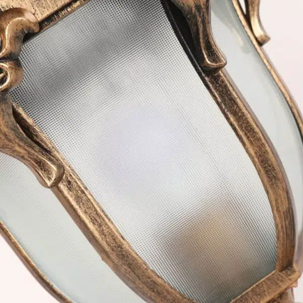 European Retro Die-Cast Aluminum Glass Solar Waterproof Outdoor Garden Landscape Column Light - Image 12