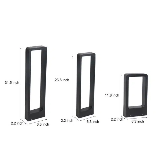 Rectangular COB LED Outdoor Path Lights - Minimalist, Durable & Waterproof - Image 10