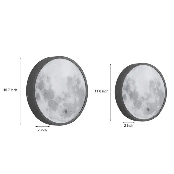 Creative Moon Outdoor Waterproof Garden Light LED Exterior Wall Light - Image 8