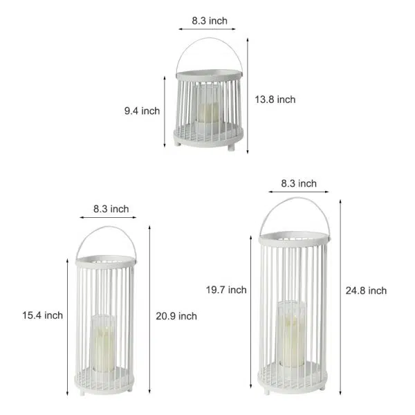 Outdoor Waterproof Garden Light Rechargeable Portable Cage Landscape Lighting with US Plug - Image 12