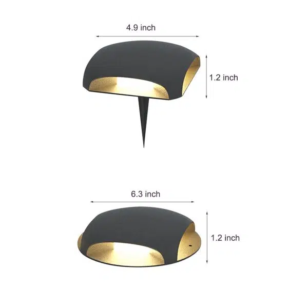 Sleek Outdoor Waterproof Side Lighting Ground Lamps - Image 6