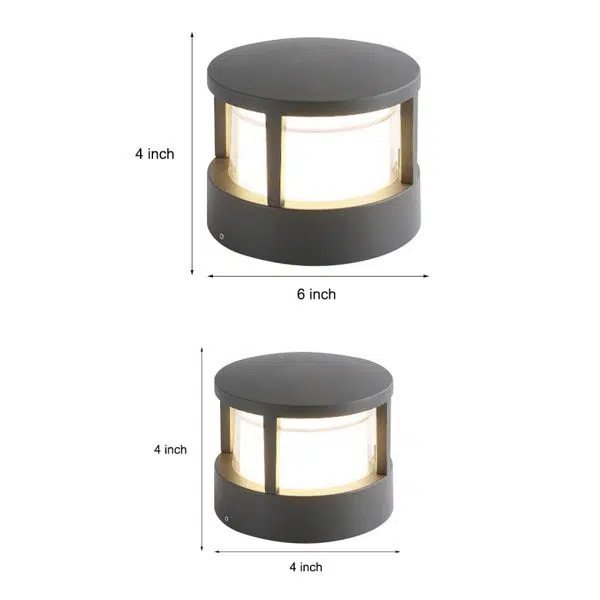 Versatile LED Multi-Mount Lantern Modern Outdoor Lighting for Walls, Walkways, and Posts - Image 7