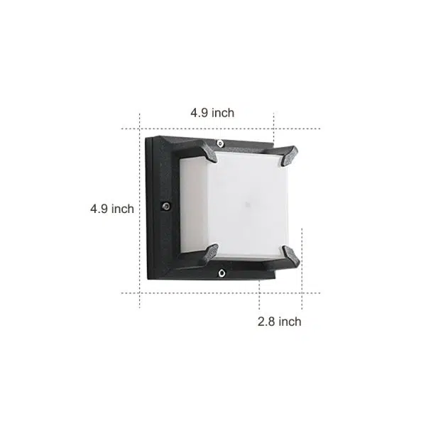 Modern Minimalist Outdoor Waterproof LED Wall Light for Patio Balcony Garden - Image 7