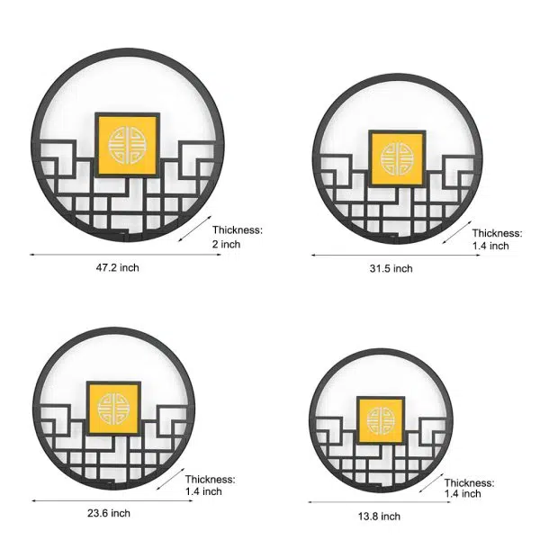 Asian Style Outdoor LED Landscape Decorative Lighting Wall Lamp for Villa Courtyard - Image 12