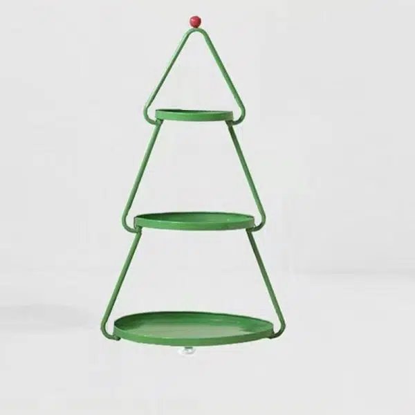 Contemporary Creative Round Iron End Table 3-Tier For Living Room - Image 16