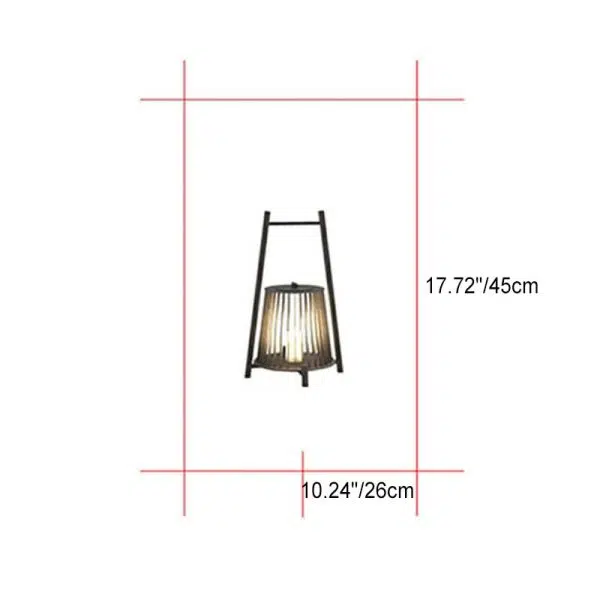 Industrial Outdoor Candle Lantern Stainless Steel LED Patio Landscape Light - Image 5