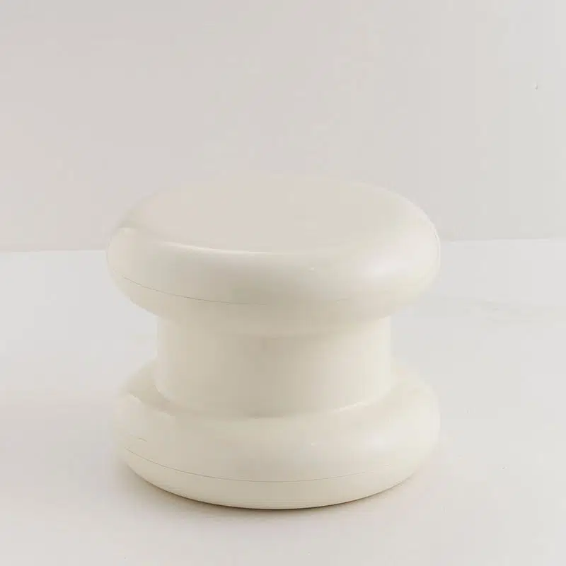 SKU-01-61204e05-1c22-48e7-80e5-d9e30335cc91.jpg Contemporary Creative Round Plastic Chair Backless Armless For Living Room - Image 2