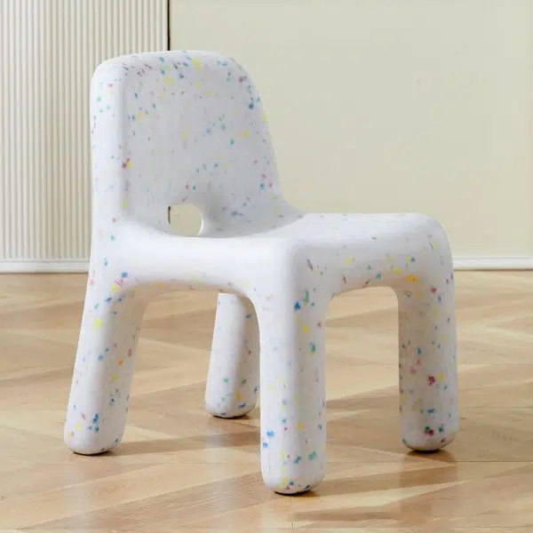 Contemporary Creative Square Plastic Children Chair Backrest For Living Room - Image 8