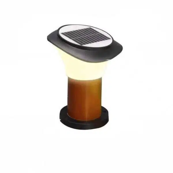 Solar Outdoor Slant Column Post Head ABS LED Patio Landscape Light - Image 10