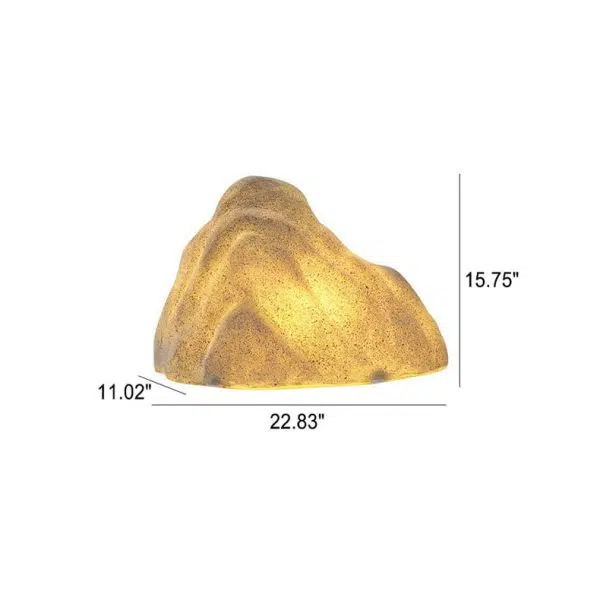 Modern Stone Rockery Outdoor Waterproof LED Garden Landscape Light - Image 8