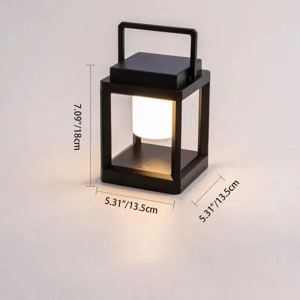 Modern Simplicity ABS Square Solar LED Outdoor Light For Camping - Image 3