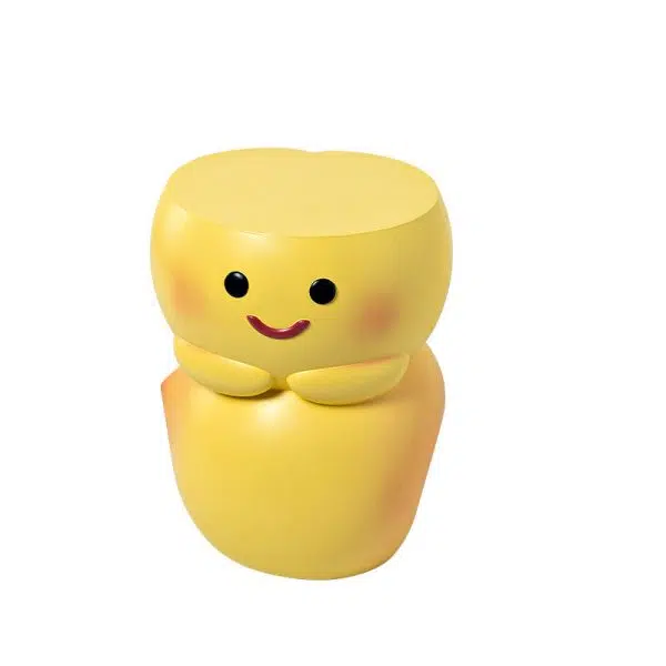 Contemporary Creative Fruit Watermelon Peach Design Resin End Table For Living Room - Image 16