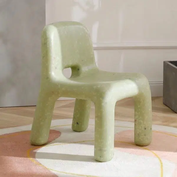 Contemporary Creative Square Plastic Children Chair Backrest For Living Room - Image 9