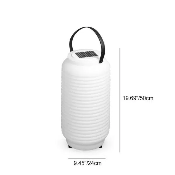 Solar Waterproof Decorative Lanterns PE Camping Portable LED Outdoor Light - Image 5