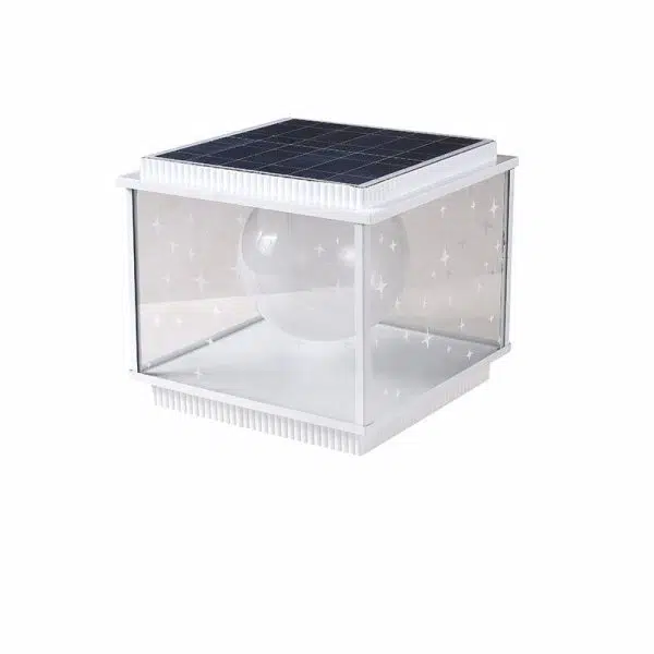 Modern Simplicity Aluminum Alloy Glass Square Ball LED Outdoor Landscape Light For Garden - Image 13