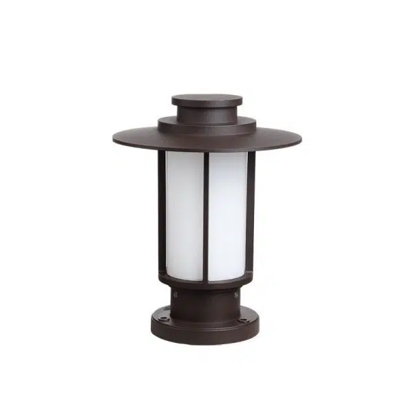 Outdoor Waterproof Coffee Cylinder Lantern 1-Light Patio Landscape Light - Image 9