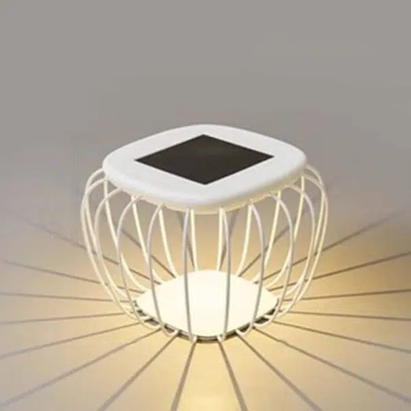 Solar Creative Minimalist PE Cage Decoration LED Outdoor Landscape Light - Image 6