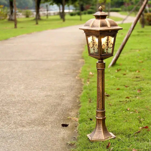 Industrial Waterproof Square Arrow Flower 1-Light Outdoor Lawn Landscape Light - Image 2