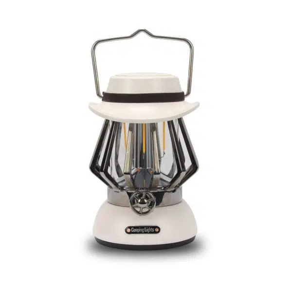 Modern Handheld Metal Texture Camping LED Outdoor Light - Image 8