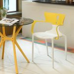Yellow + White Backrest