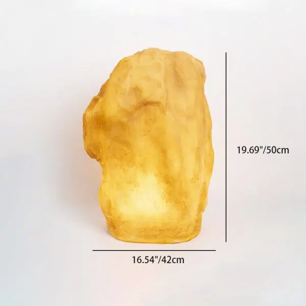 Contemporary Creative Resin Imitation Mountain LED Lawn Landscape Light For Outdoor Patio - Image 7
