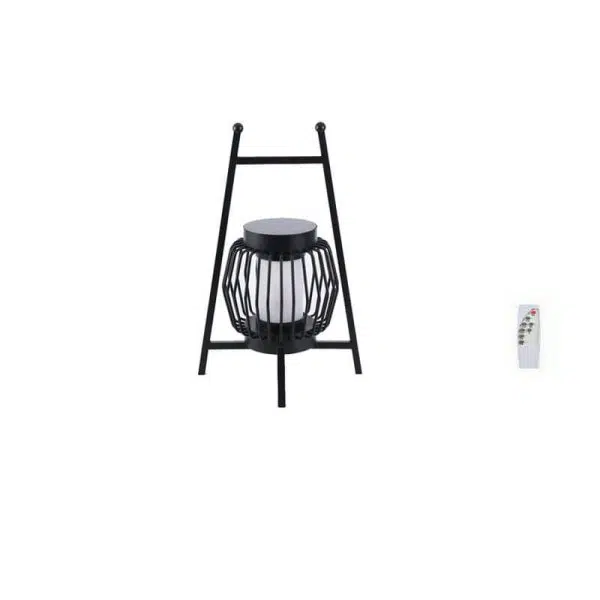 Solar Modern Simple Stainless Steel Cage LED Outdoor Landscape Light - Image 11