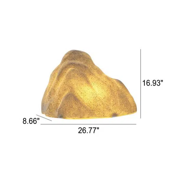 Modern Stone Rockery Outdoor Waterproof LED Garden Landscape Light - Image 9