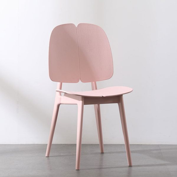 Contemporary Scandinavian Plastic Steel Metal Square Dining Chair Backrest For Dining Room - Image 17
