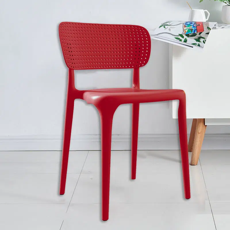 SKU-03-2-cdd5b1be-1f6d-4ec9-8a87-0ce9416e790a.jpg Contemporary Creative Rectangular Plastic Chair Backrest Armless For Living Room - Image 19
