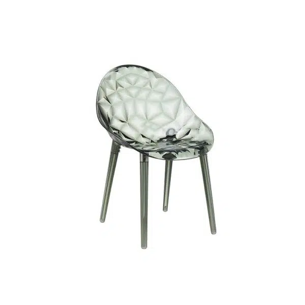 Contemporary Nordic Round Diamond Shape PC Dining Chair Backrest For Dining Room - Image 15