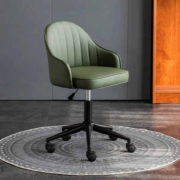 Modern Simplicity Leather Sponge Stainless Steel SGS Desk Chair Backrest Movable For Home Office - Image 9