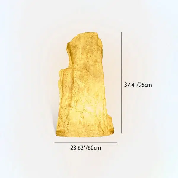 Contemporary Creative Resin Imitation Mountain LED Lawn Landscape Light For Outdoor Patio - Image 8