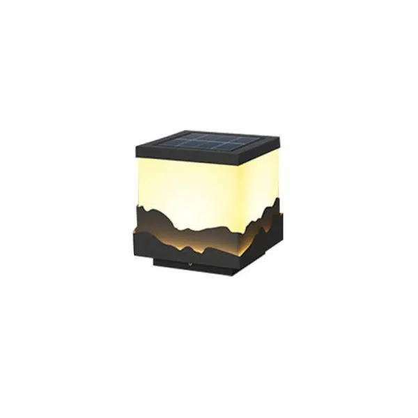 Modern Chinese Solar Square Landscape Outdoor Waterproof Post Head Landscape Light - Image 15