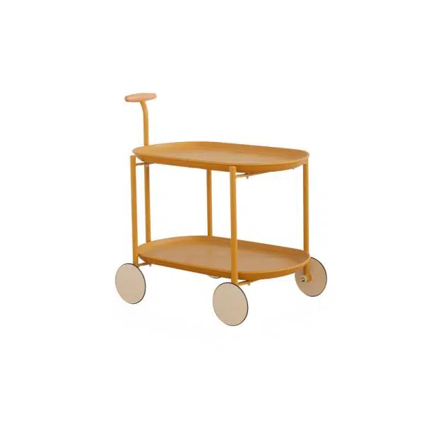 Contemporary Creative Removable Rectangular Oval ABS Wood Metal End Table 2-Tier For Living Room - Image 14