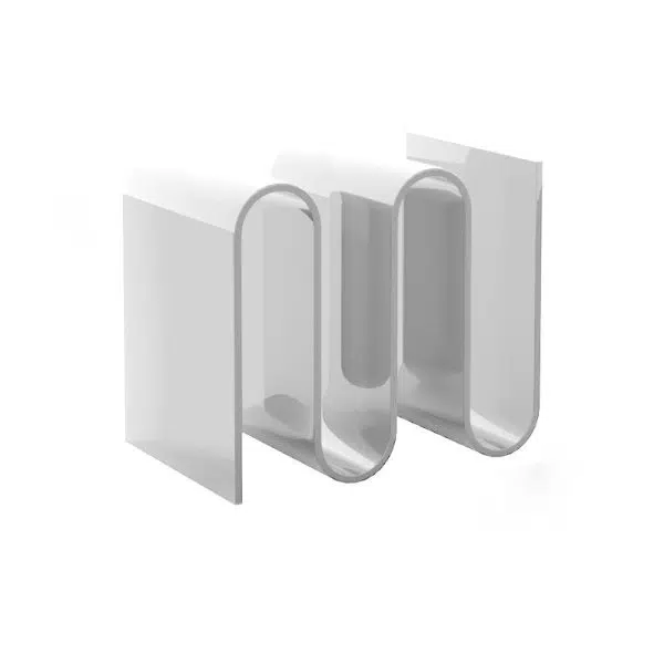 Contemporary Creative Acrylic Curved End Table 5-Tier For Living Room - Image 11