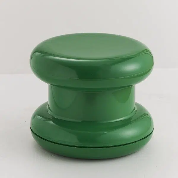 Contemporary Creative Round Plastic Chair Backless Armless For Living Room - Image 6