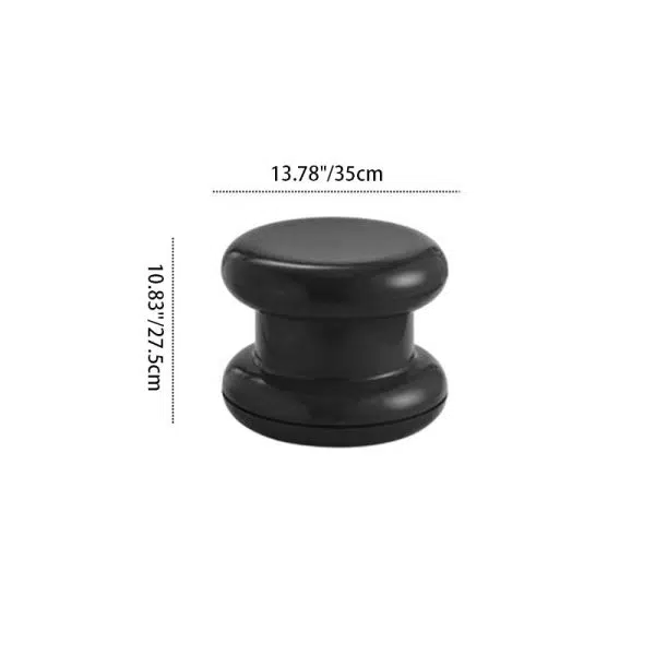 Contemporary Scandinavian Cylinder Frame Plastic Acrylic Vanity Stool 1-Leg For Bedroom - Image 4