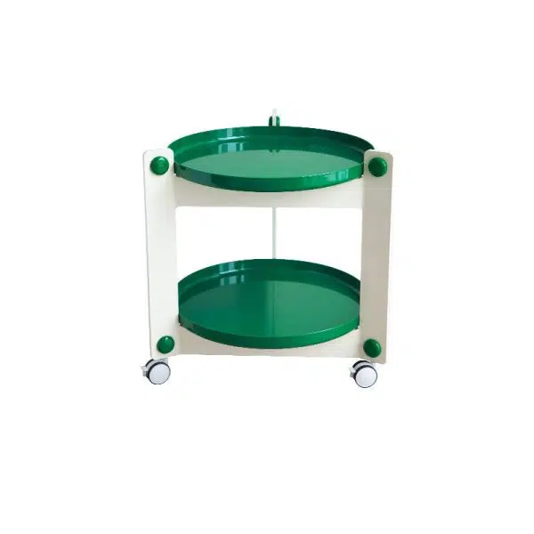 Contemporary Creative Round PET Acrylic End Table 2-Tier For Living Room - Image 17