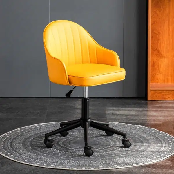 Modern Simplicity Leather Sponge Stainless Steel SGS Desk Chair Backrest Movable For Home Office - Image 12